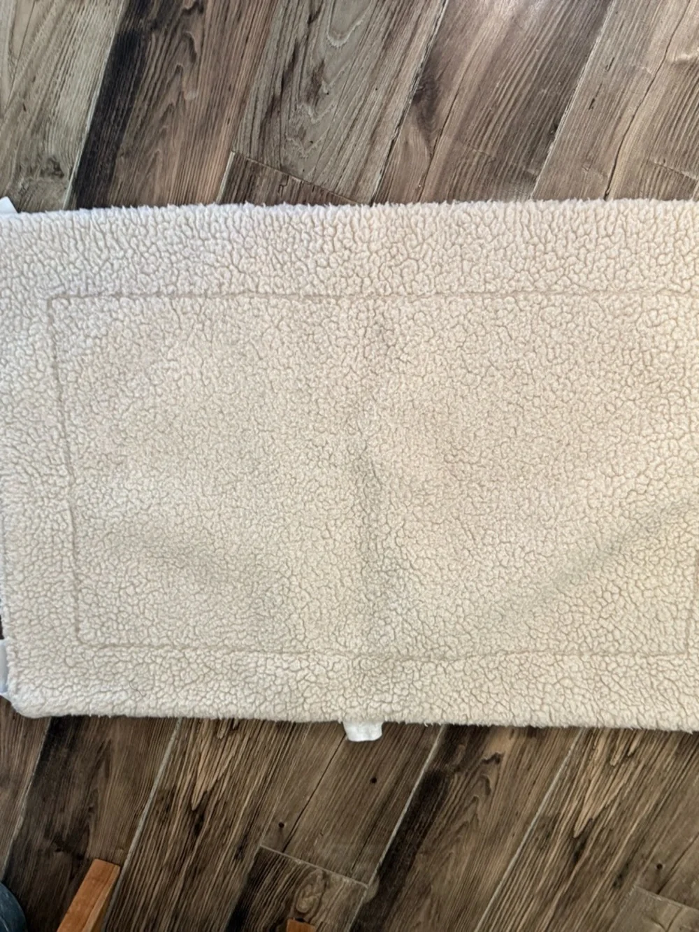 Plush Cream Sherpa Dog Blanket cover for Kuranda Cot -